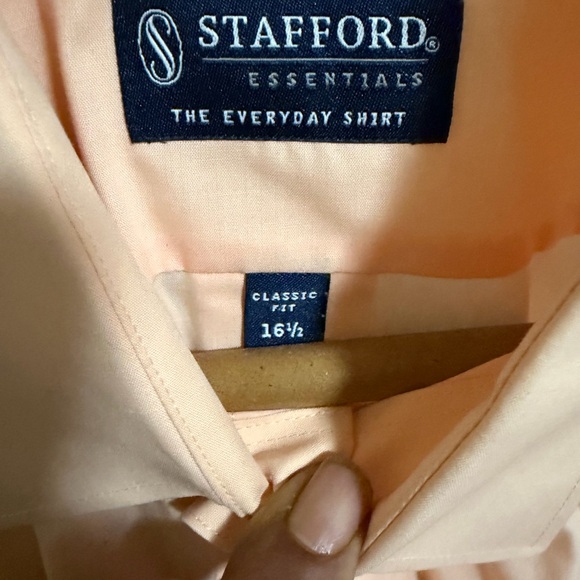 Stafford Other - Stafford Peach Button-Down Dress Shirt